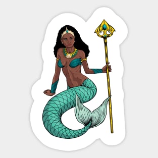 Goddess of the Yoruba religion - Olokun Sticker